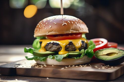 Burger végétarien gourmand